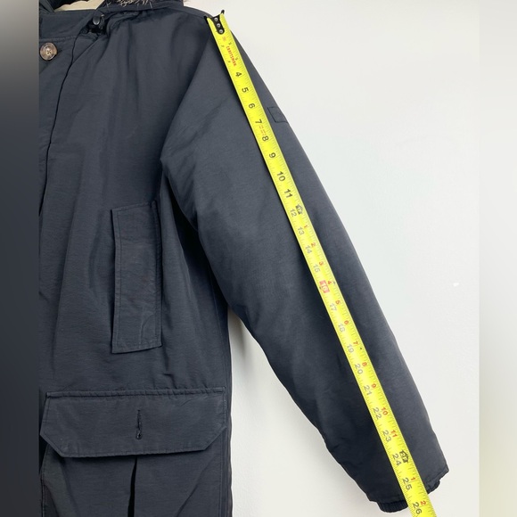 Woolrich Arctic Parka Jacket, Men’s Small, Goose Down Fill, Coyote Fur Hood, GUC - Picture 7 of 16